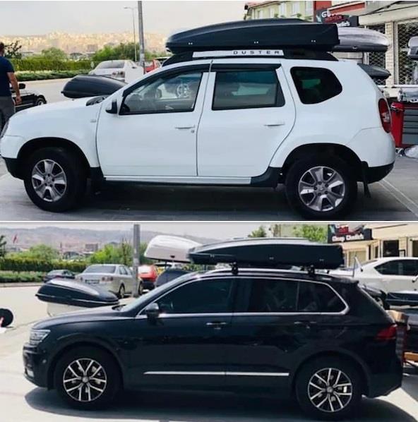 Car Roof Box Cargo Luggage Travel Box 480 LT Matt Black