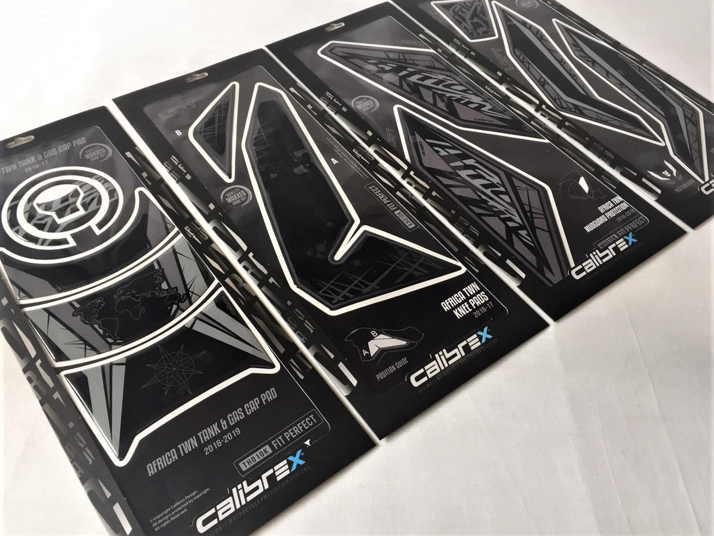 HONDA CRF1000L AFRICA TWIN BLACK FAIRING PROTECTION FULL SET 16-19