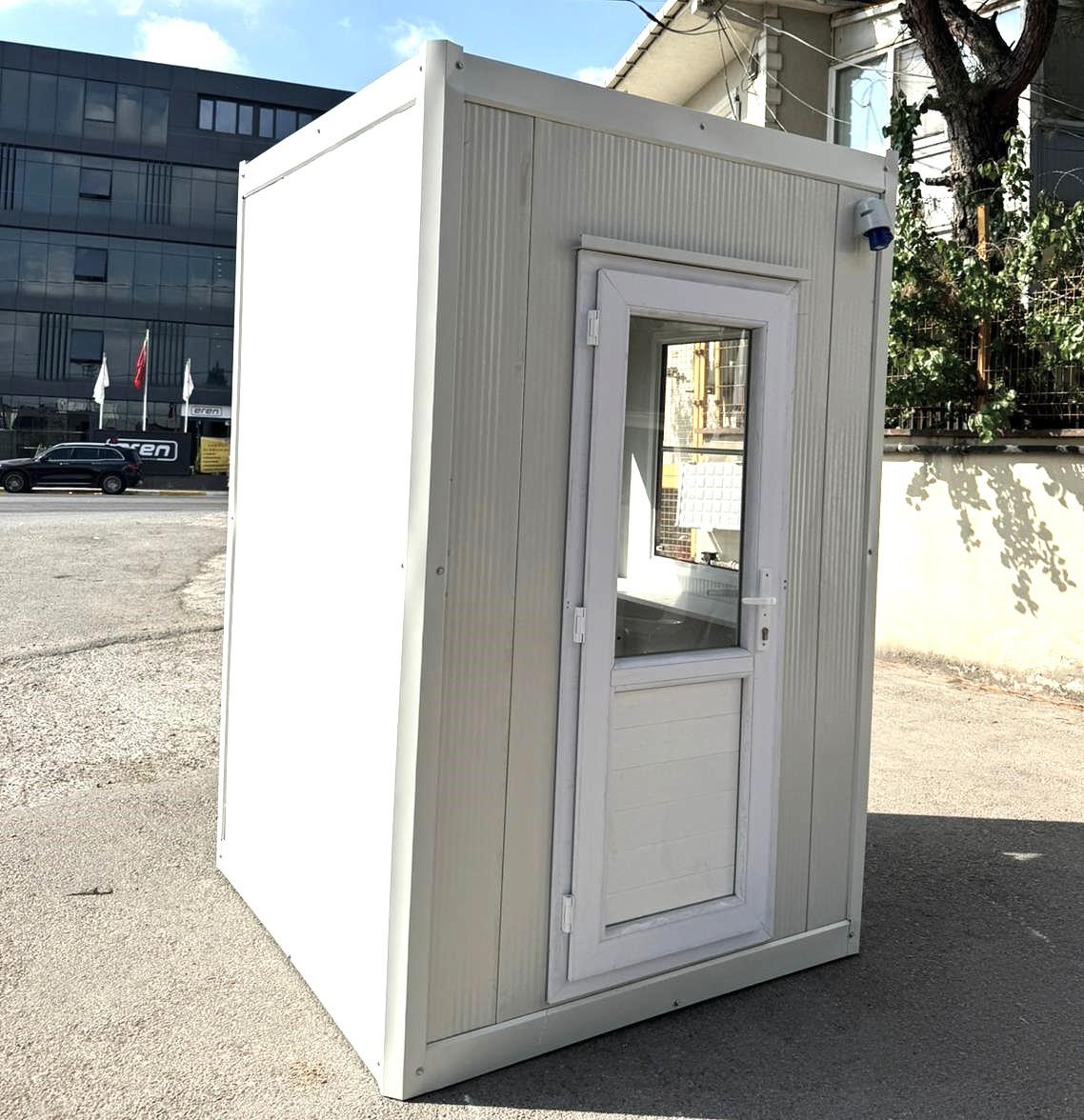 Modular Kiosk Ticket Booth Security Hut Portable Cabin 150x150 cm