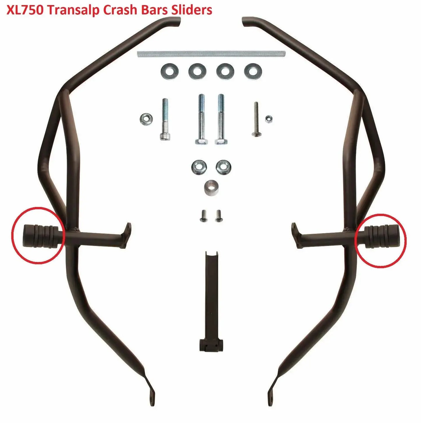 Crash Bars End Sliders Pair Replacement Parts Fits GP Kompozit Crash Bars