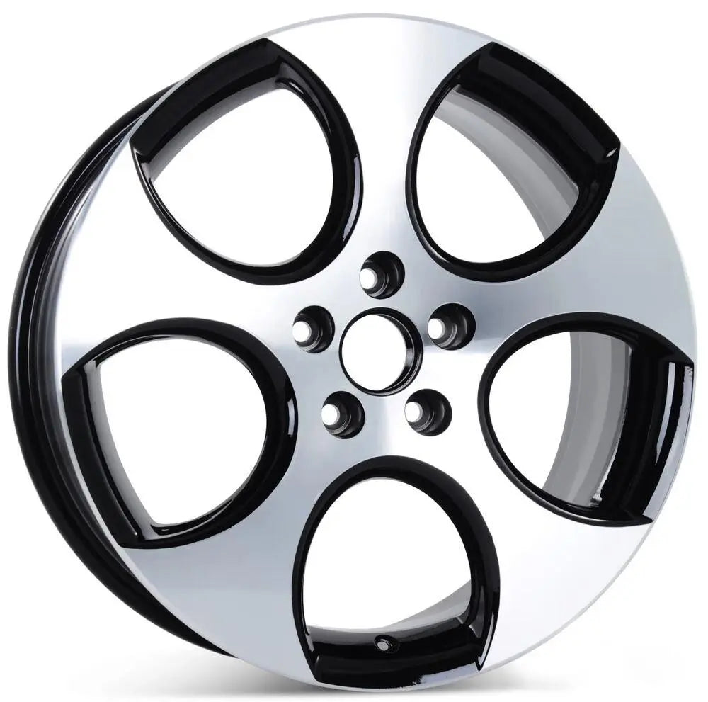 17” VW Golf MK5 GTI Monza Style Alloy Wheels - Black - Fit Volkswagen Golf 5x112