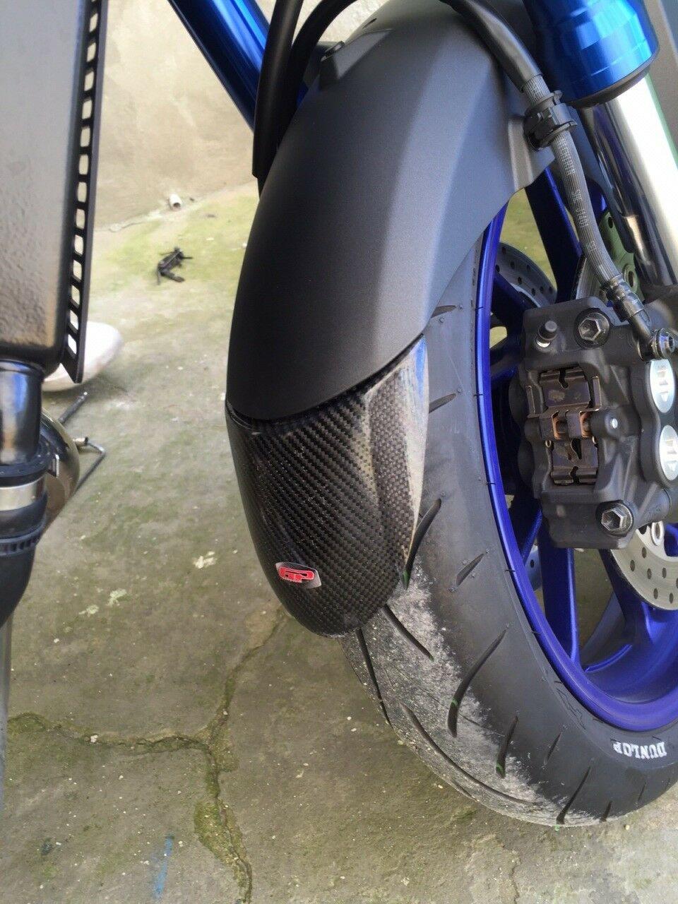 Yamaha MT09 Tracer front fender carbon fiber extension 2015-17