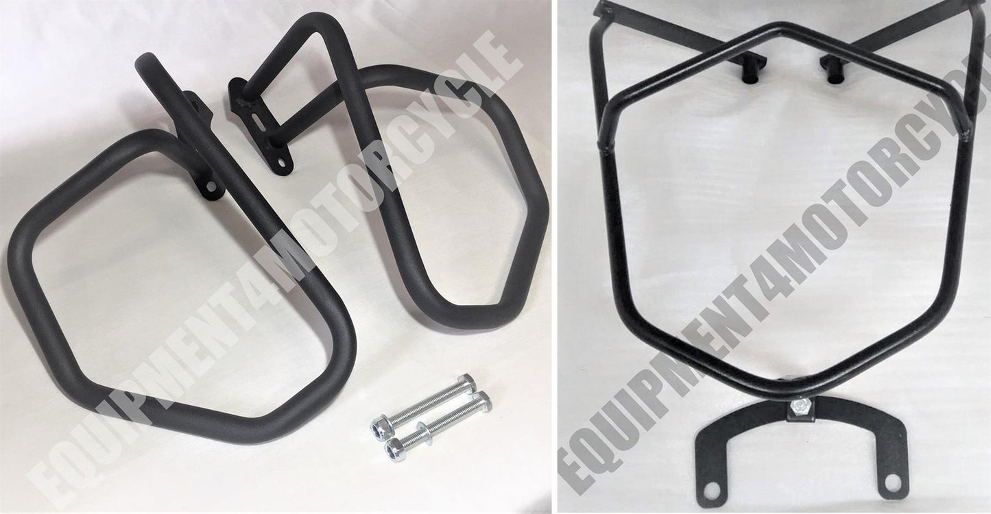 Honda CB125F crash bar + headlight guard pair 15-20 nnier rack set