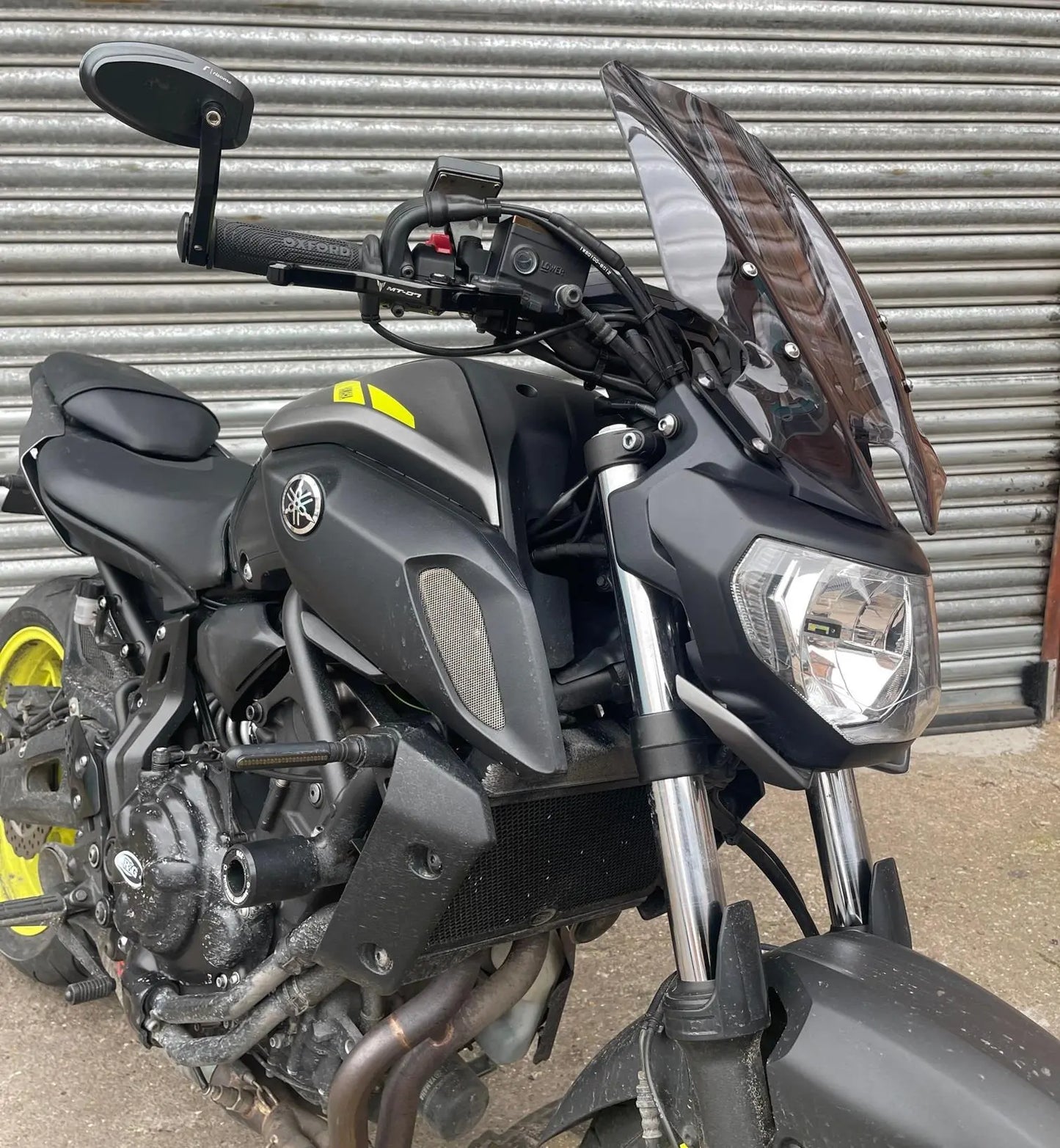 Yamaha MT07 windscreen 42cm clear 18-20