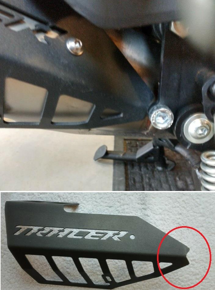Yamaha Tracer700 Exhaust Guard 2016-2024