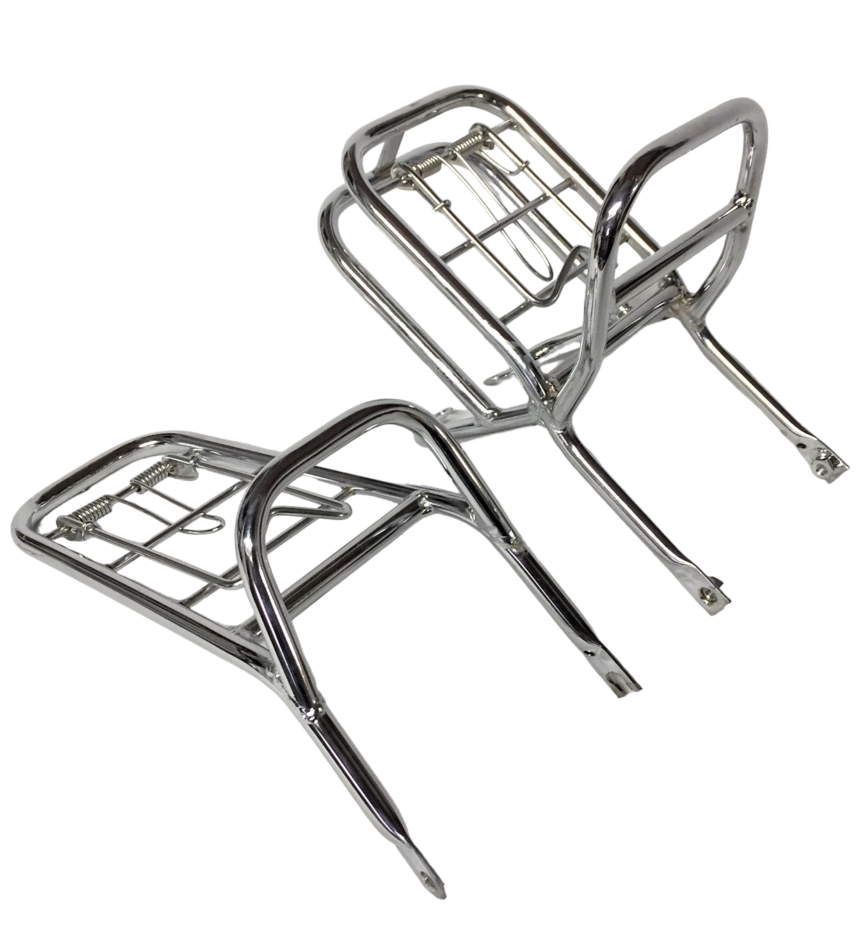 Honda Cub C90/C70/C50 rear and middle racks pair chrome coated 1983-2002