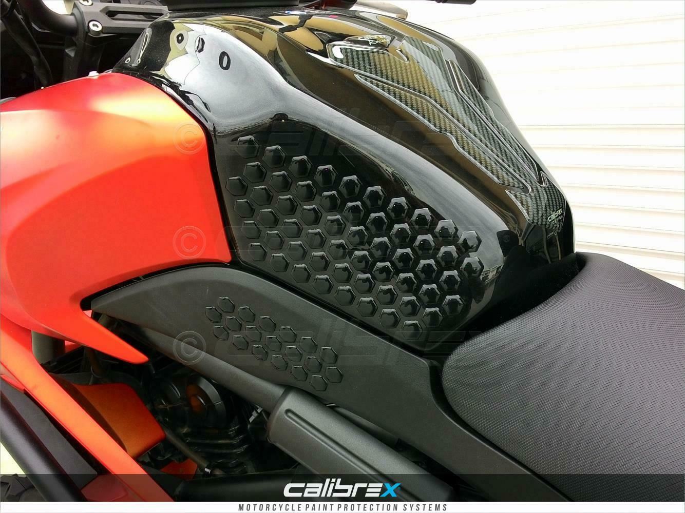 MOTORCYCLE KNEE PROTECTION PAD CUSTOMIZABLE UNIVERSAL FIT BLACK