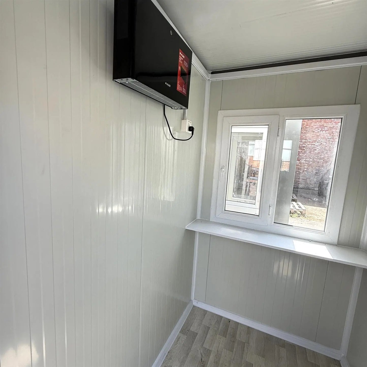 Portable Kiosk Cabin Booth Security Ticket Hut Modular Gate House 150x210 cm
