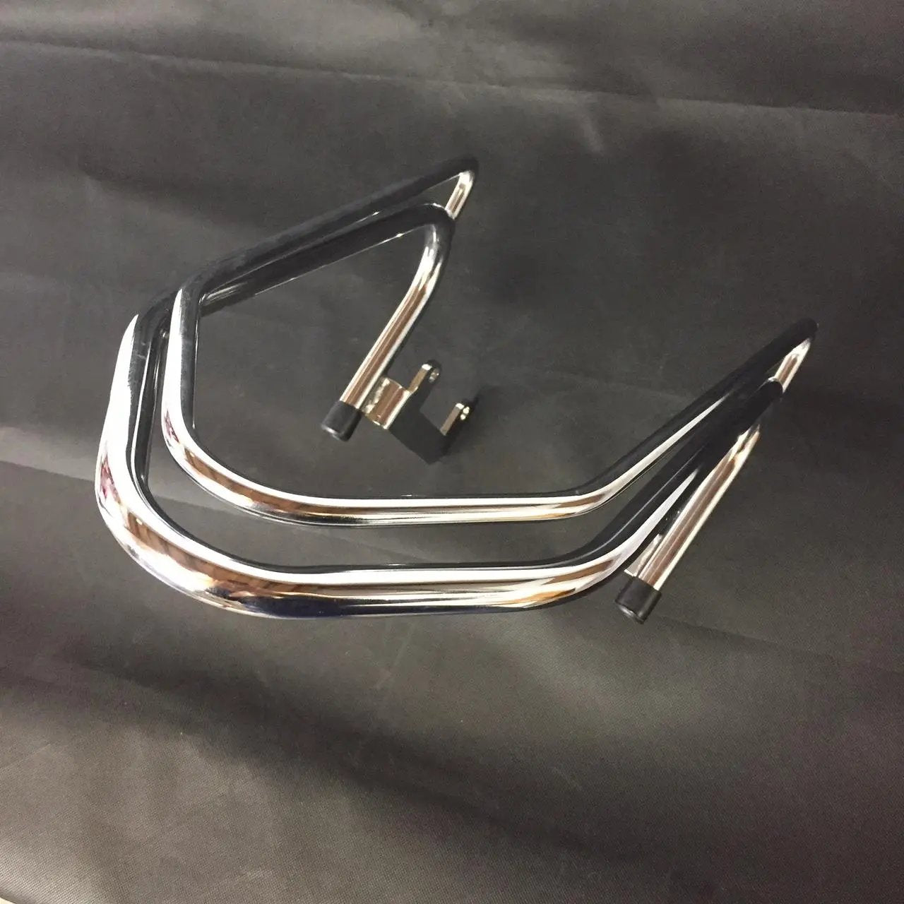 Yamaha XVS 1300 Midnight Star front fender chrome bumper trim rail