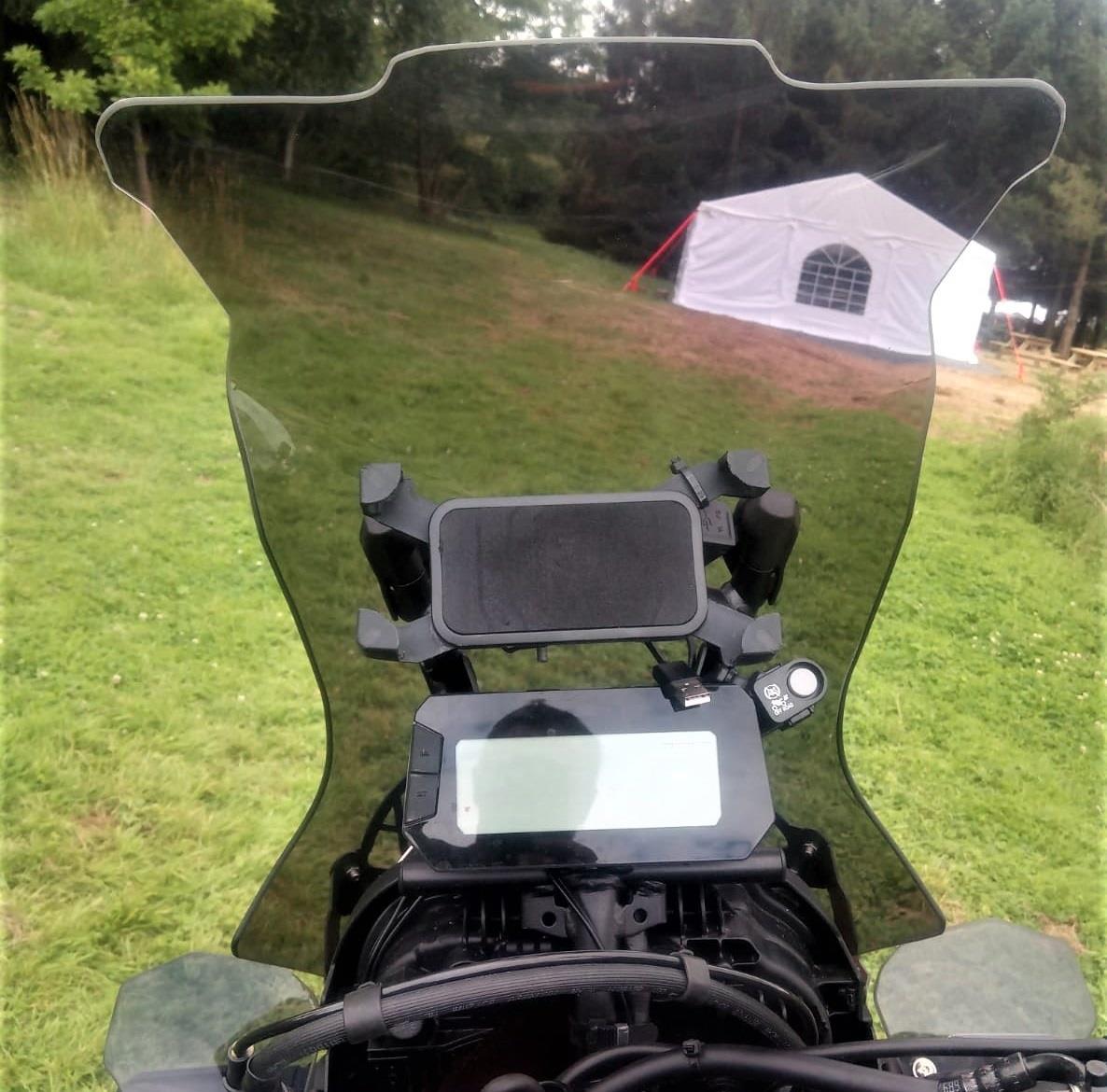 Windscreen for Honda CRF 300/250 Rally 59 cm Smoke 2017-2025