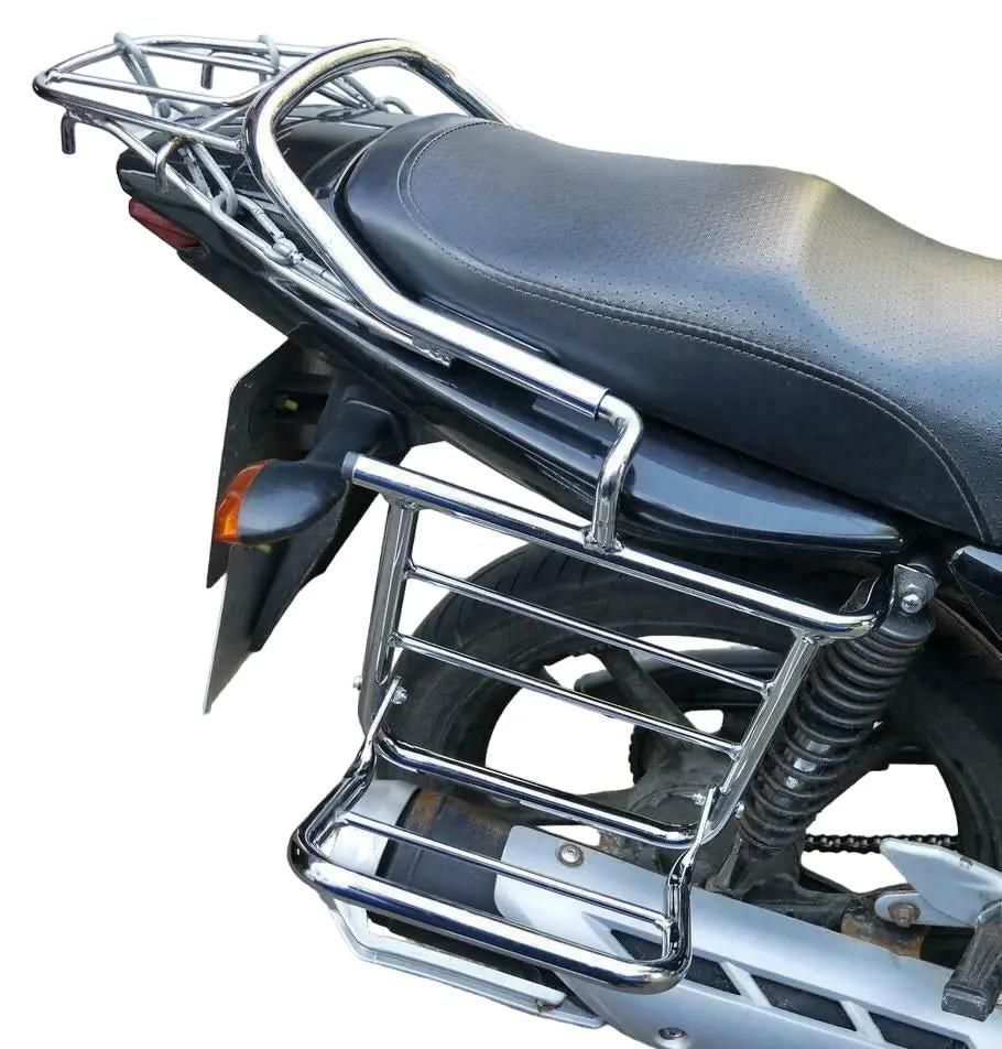 Yamaha YBR 125 pannier racks 2011-2017 chrome-coated