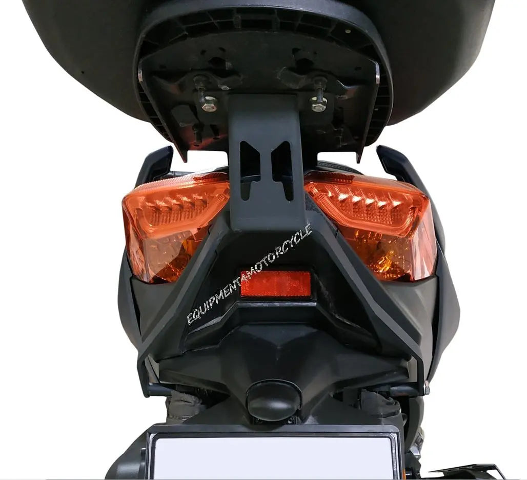 YAMAHA XMAX REAR RACK + 46 LT TOPCASE SET 14-17 ALL IN ONE