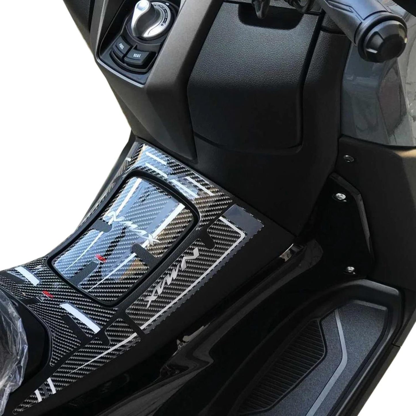 Yamaha Nmax 125 Tank and Side Pads Protections Set 3D SET Blue/Grey 21-23