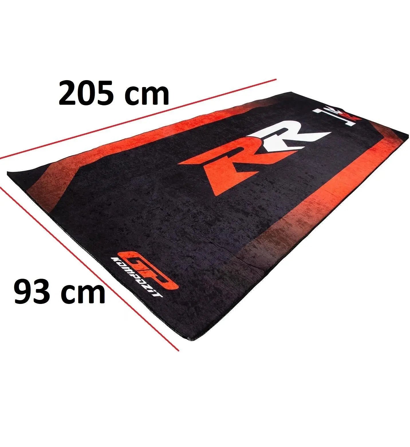 Honda RR Motorcycle Workshop Mat Garage Floor Rug 205x93 cm