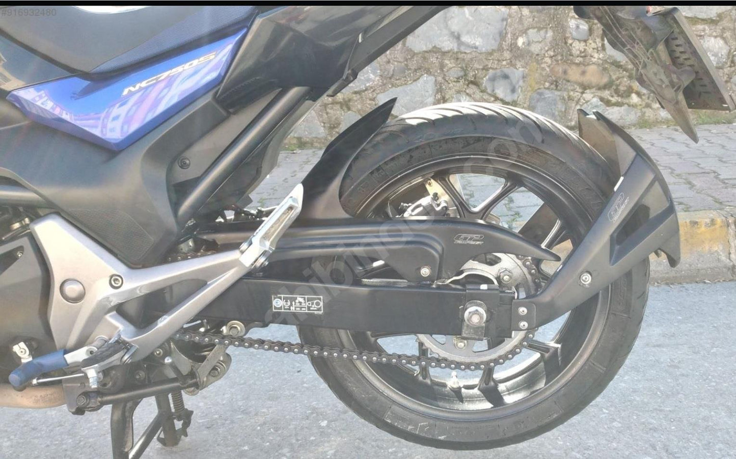 Honda NC700S NC750S splash guard rear fender 2012-21