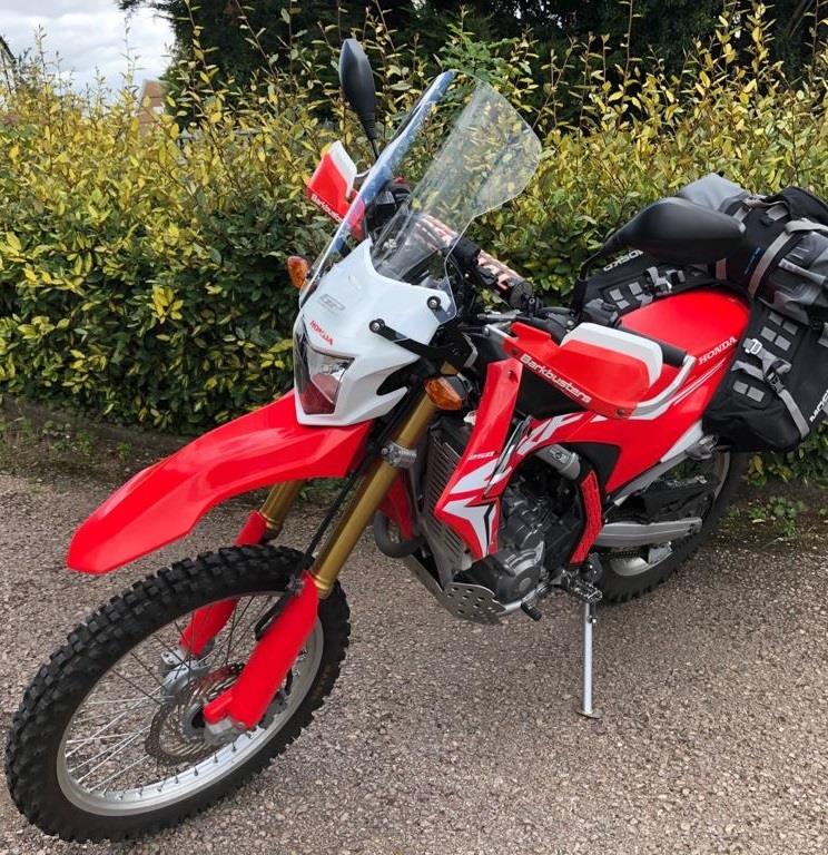 Windscreen for Honda 250L Clear 48 cm