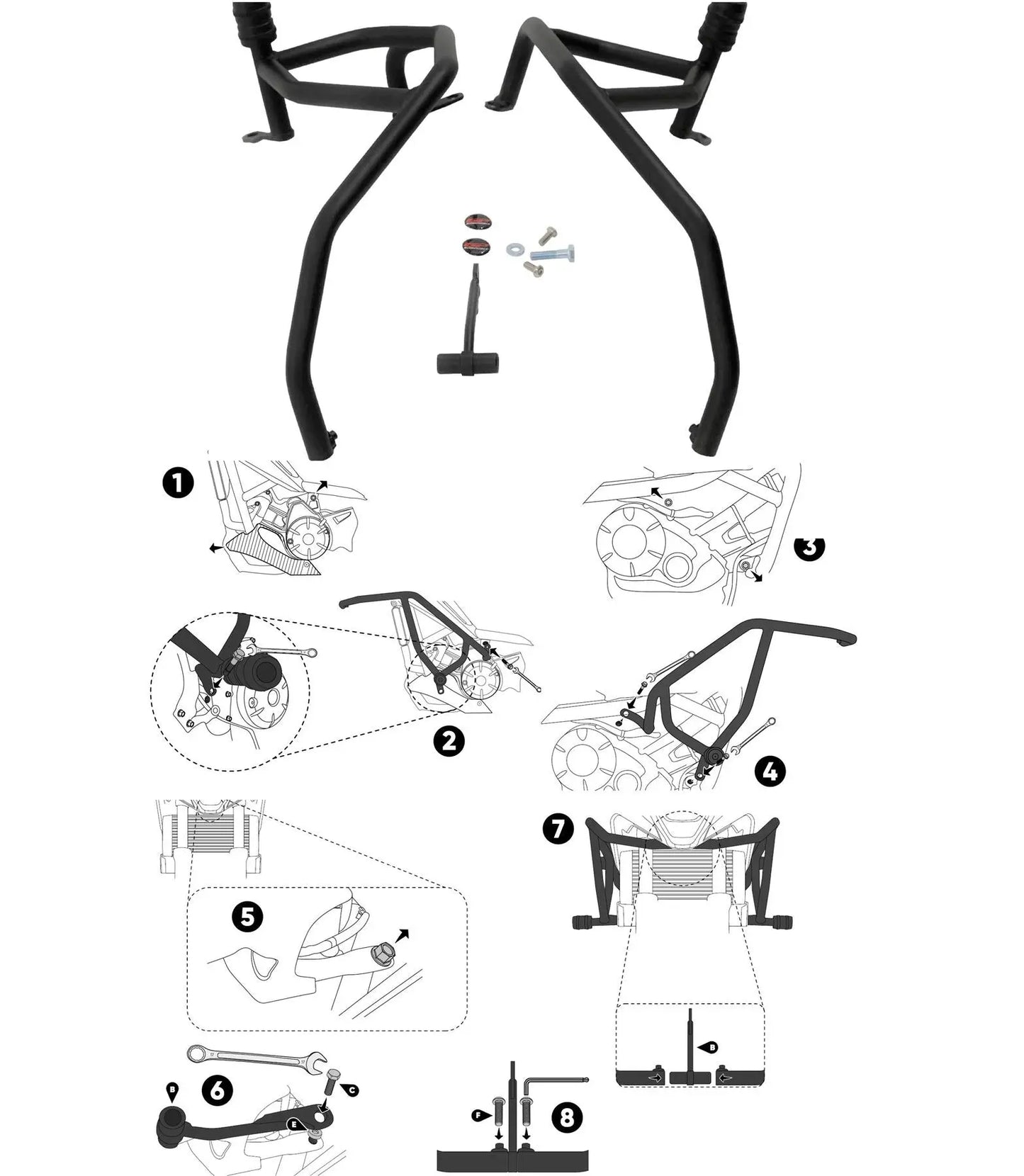 Engine Guards for Honda NC 750 X | 2012-2025