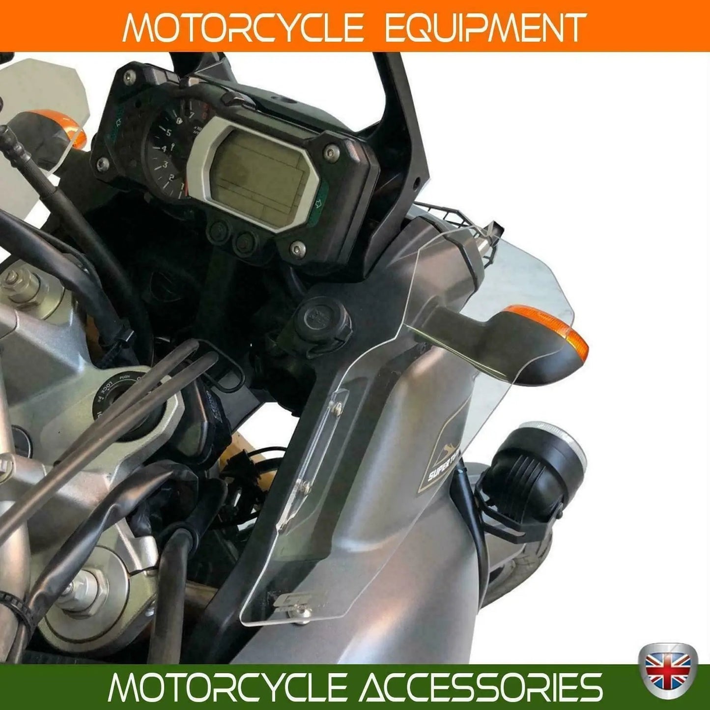 Yamaha XT1200Z Super Tenere Side wind deflectors pair clear 2010-2013