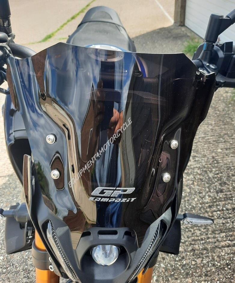 Yamaha MT09 windscreen dark smoke 2021-2022