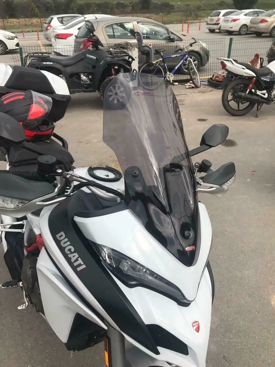 Ducati Multistrada 1200 touring windscreen 60 cm fits 2015-18 model year