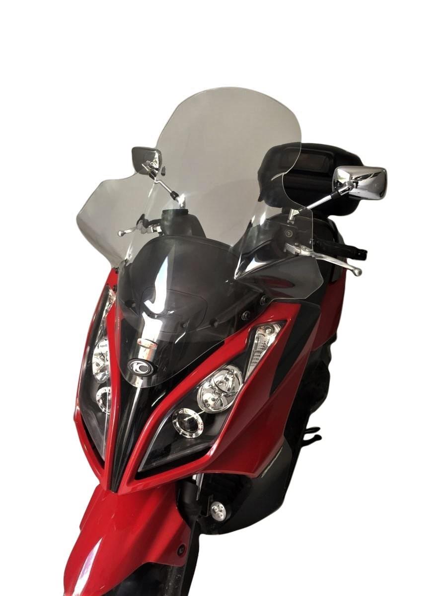 Kymco Downtown Windscreen 125i/300i 79 cm 2009-2014 covers hands