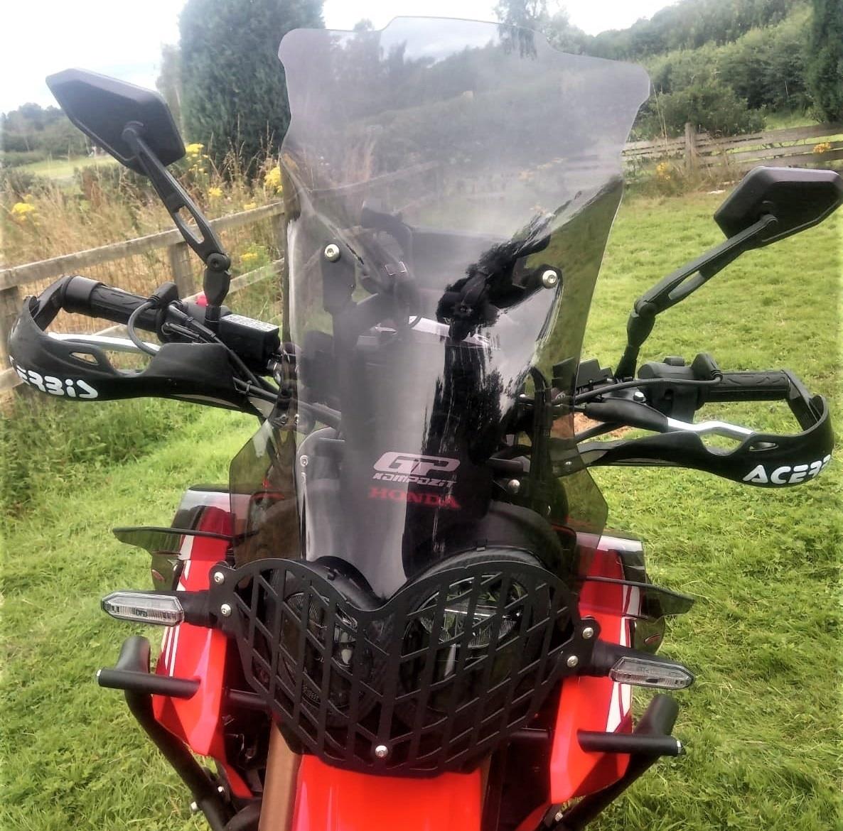 Windscreen for Honda CRF 300/250 Rally 59 cm Smoke 2017-2025