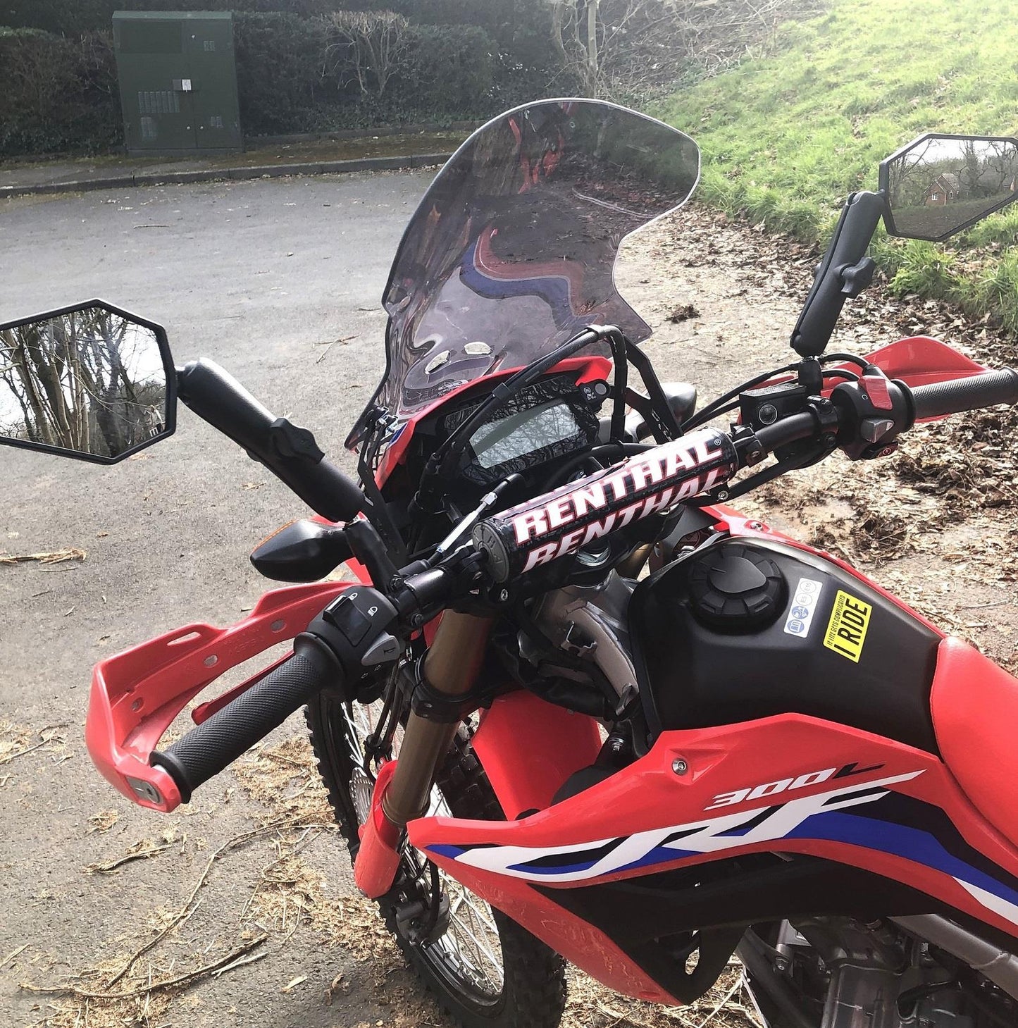 CRF250L CRF300L Windscreen 48 cm Smoke 2012-2026