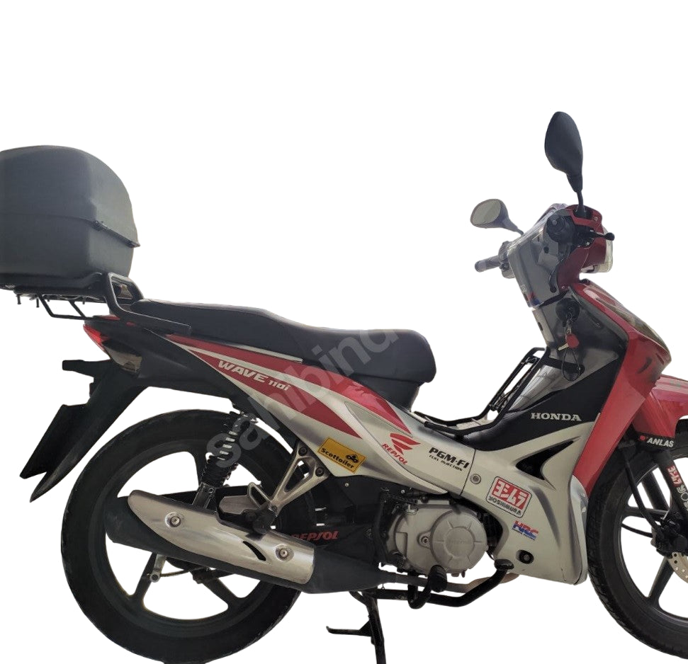 Honda Wave 110 AFS 110I rear + middle center rack pair luggage carrier set