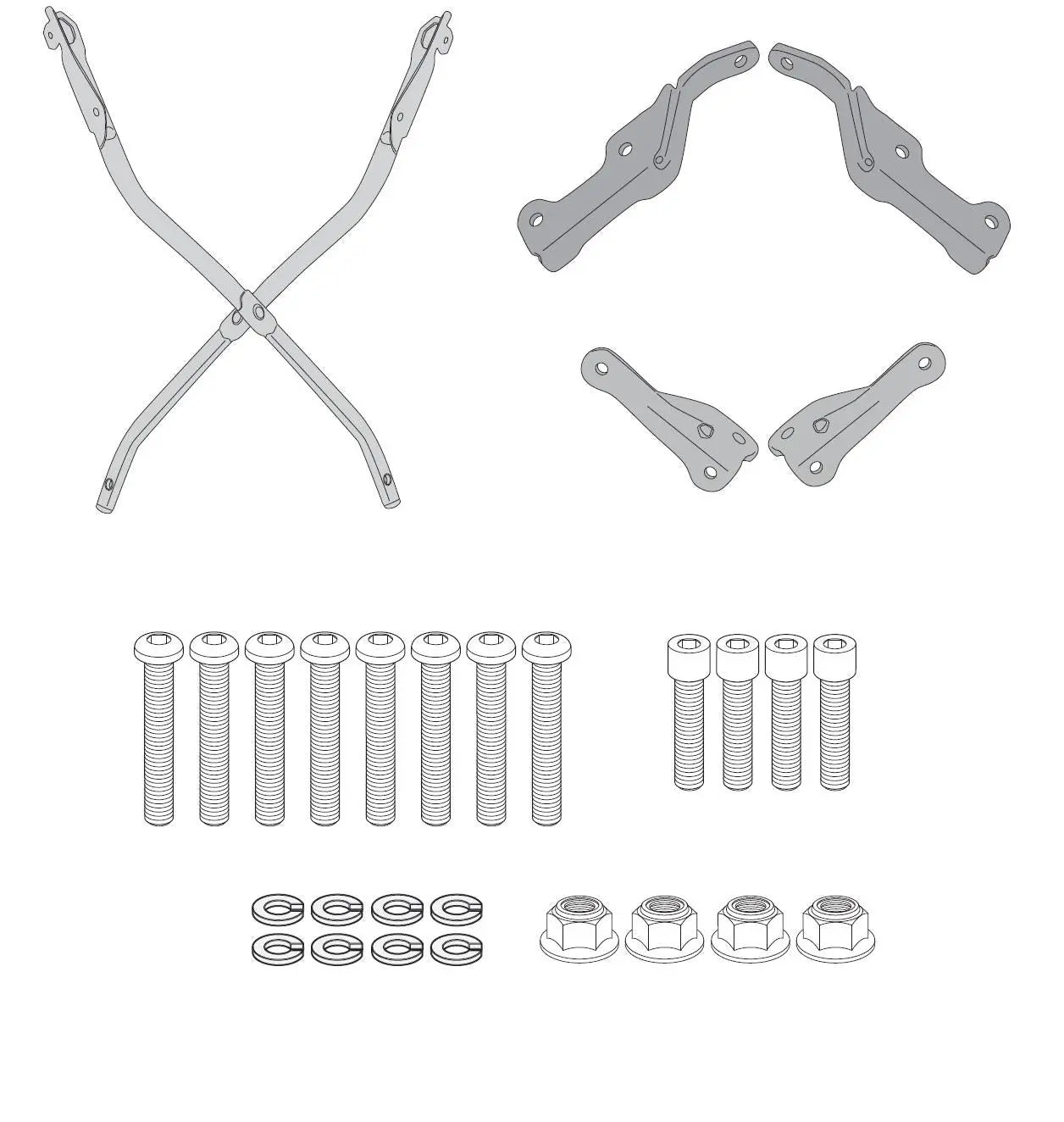 Honda CB650R rear rack with plate compatible 2019-20 only