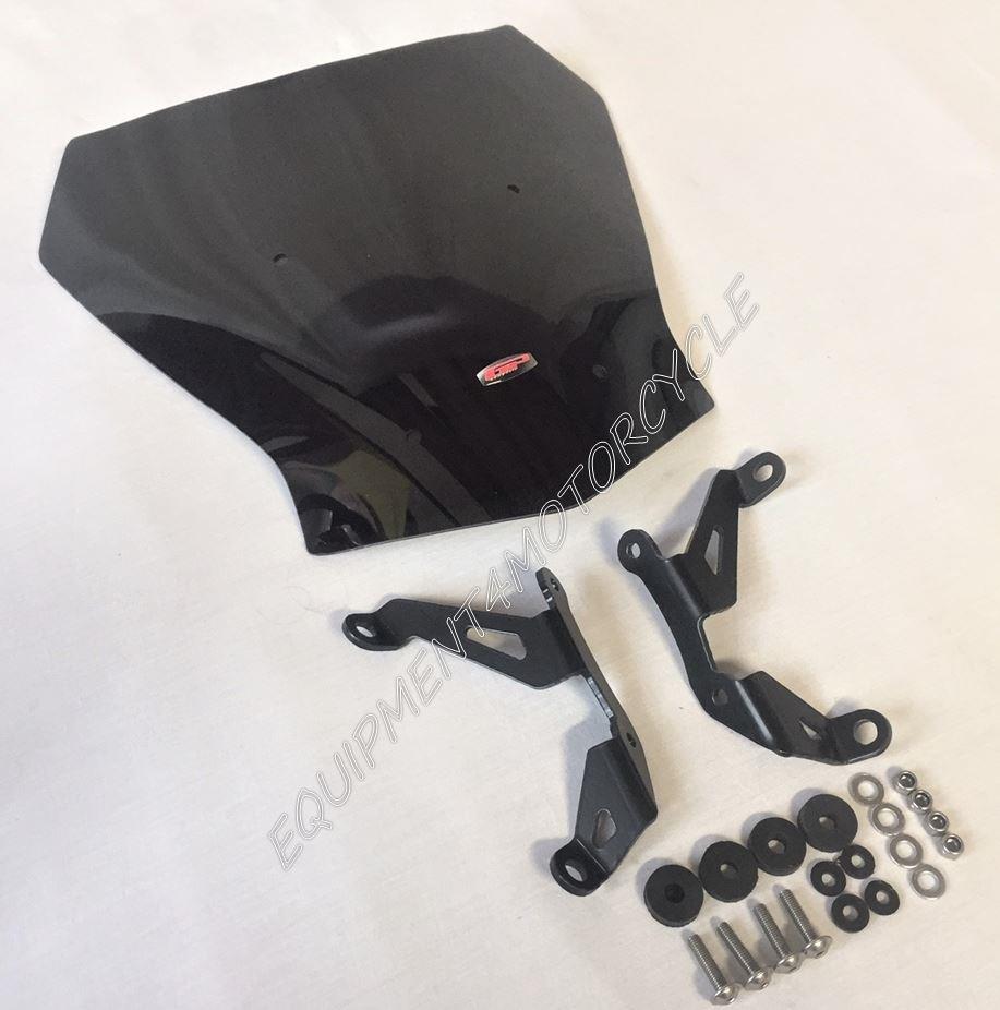 Yamaha MT07 windscreen dark smoke 30 CM 2018-2020