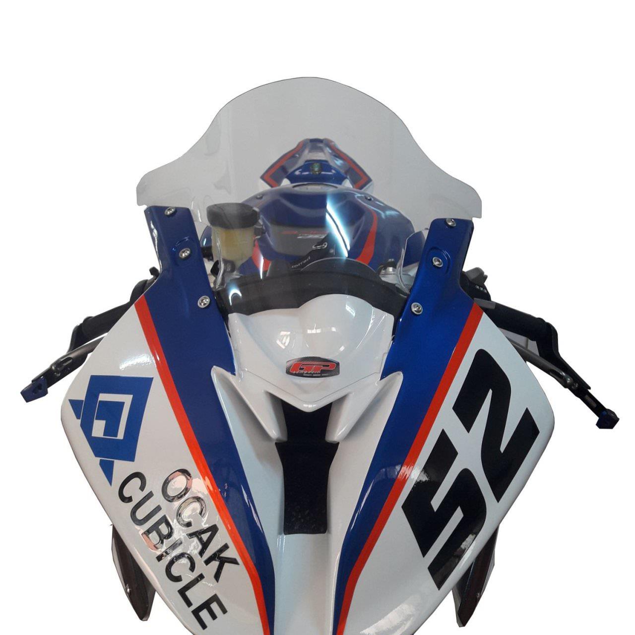 BMW S 1000 RR 38 cm clear windscreen 2013-18