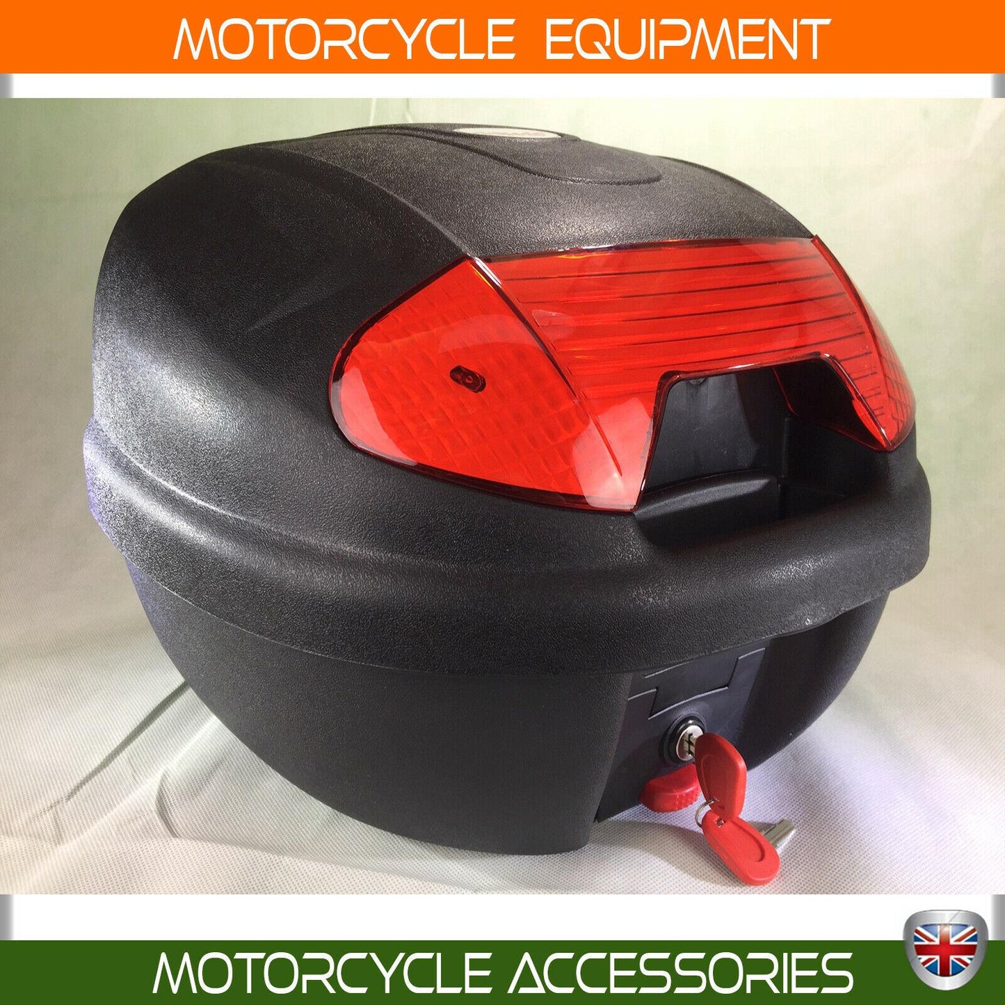 Honda CB125F Universal Rear Rack Luggage Carrier+32 LT Top Case Set ALL IN ONE