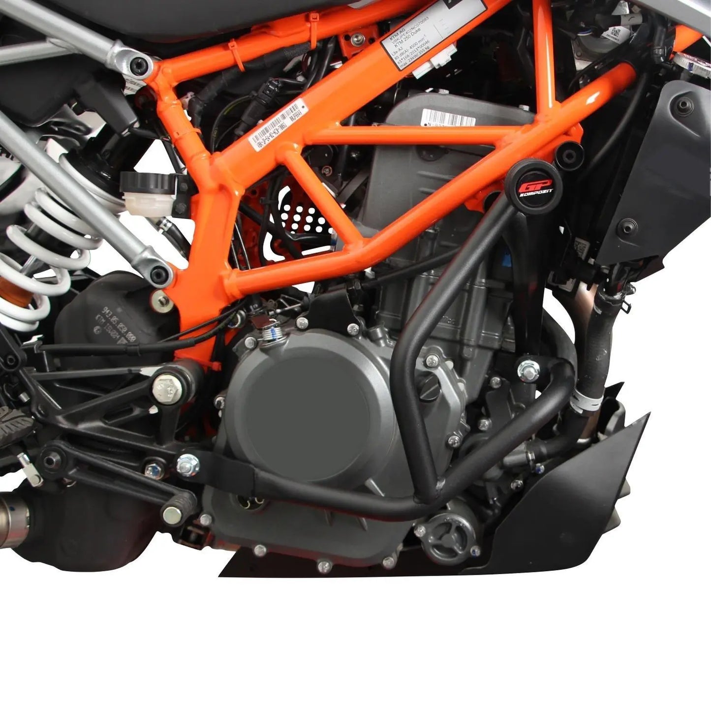 KTM Duke 390 Crash Bars and Sliders 2017-2023