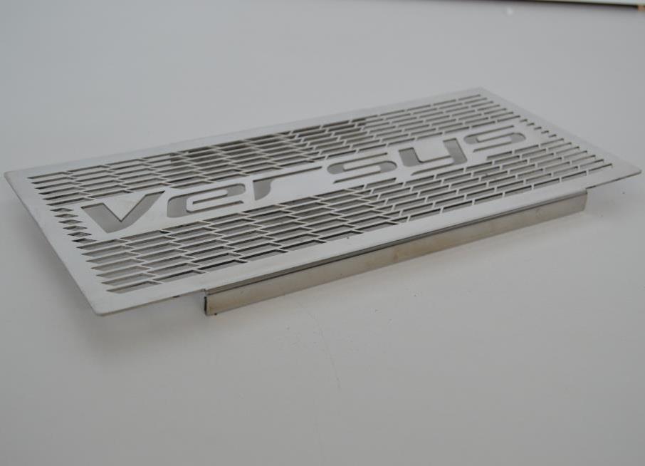 Kawasaki Versys650 radiator guard chrome coated 2015-21