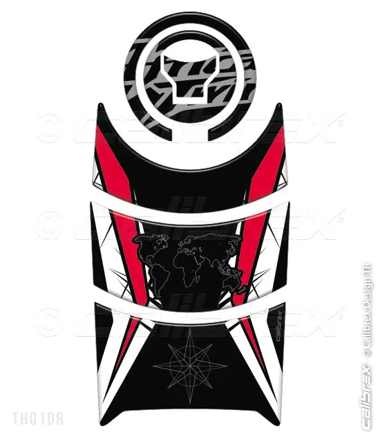 HONDA CRF1000L AFRICA TWIN FULL FAIRING PROTECTION SET RED 16-19