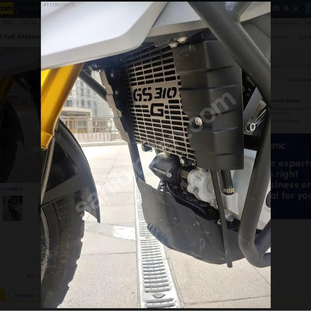 BMW G310 GS radiator guard protector 2016-2024