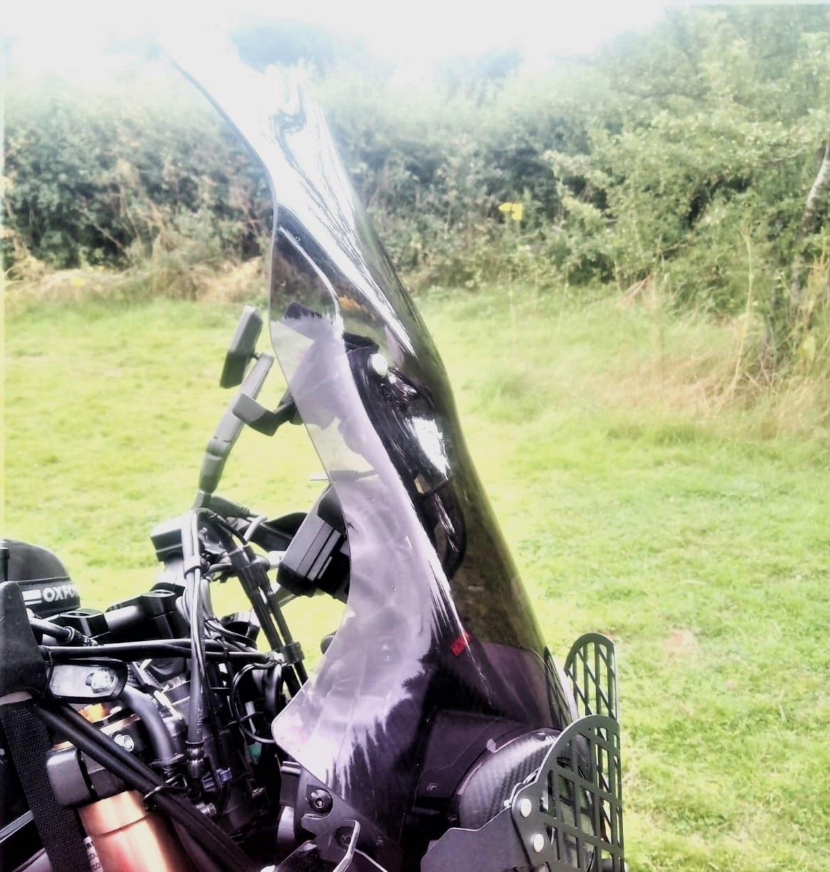 Windscreen for Honda CRF 300/250 Rally 59 cm Smoke 2017-2025