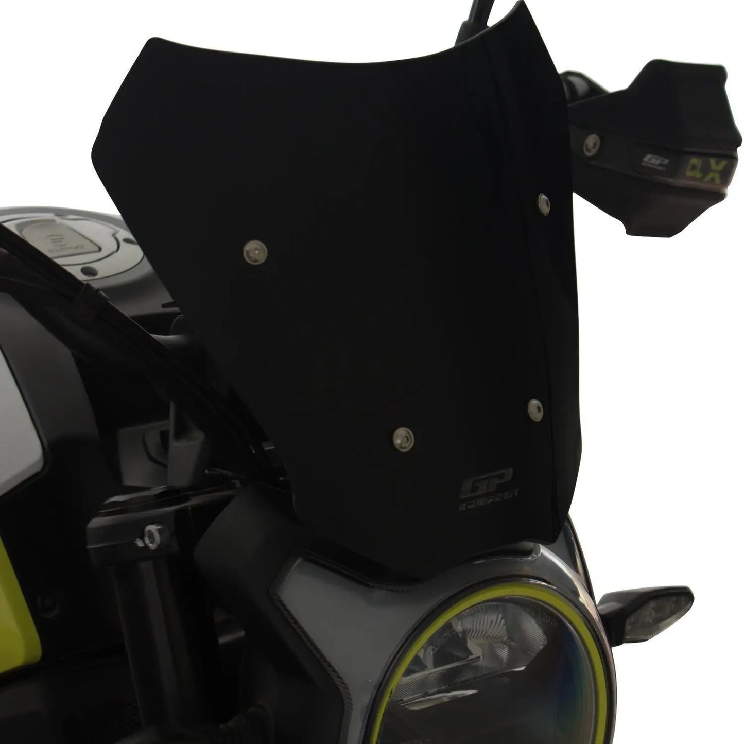 CFMOTO 250 CL-X windscreen dark smoke, front view