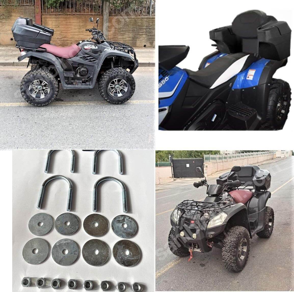 ATV QUAD REAR CARGO LARGE BOX 140 L STORAGE TRUNK TOP CASE