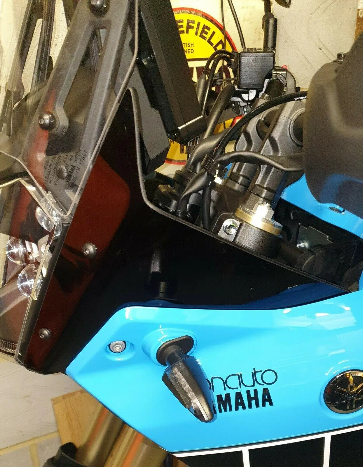 Yamaha Tenere700 side wind deflectors pair dark smoke 2019-2024