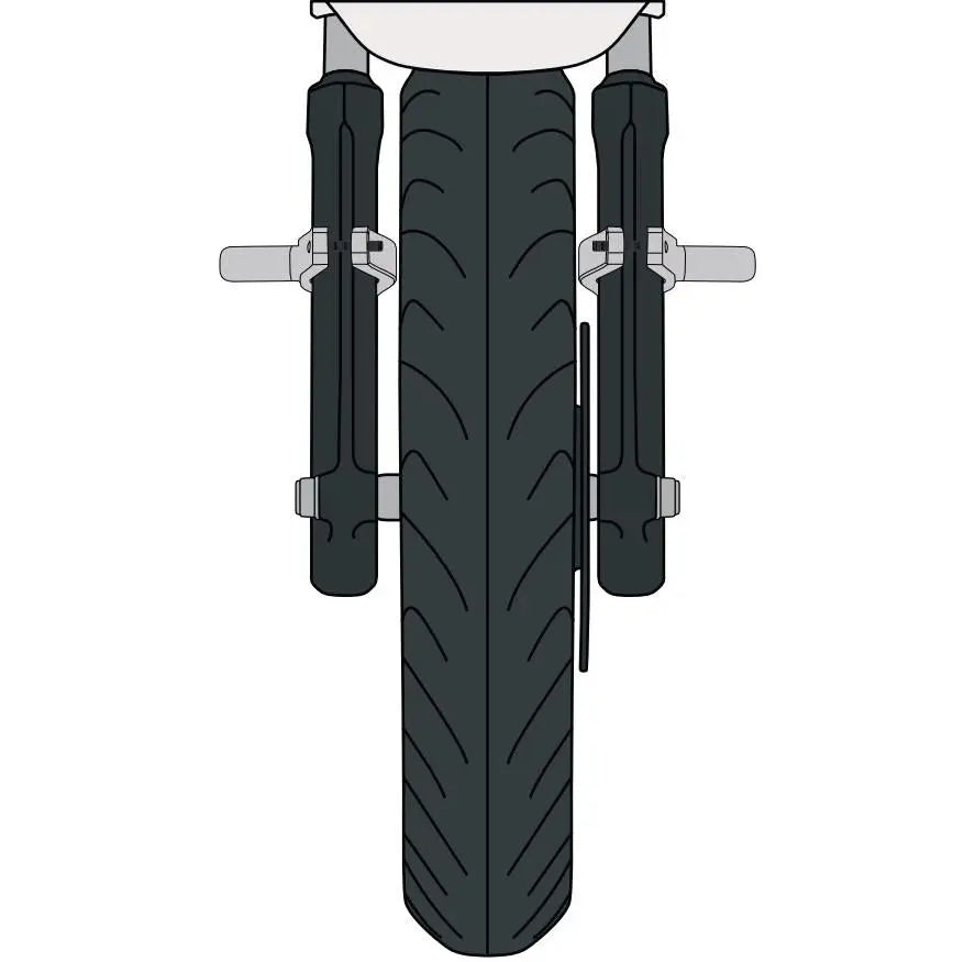 Motorcycle Spot/Fog Light Mount Brackets Pair
