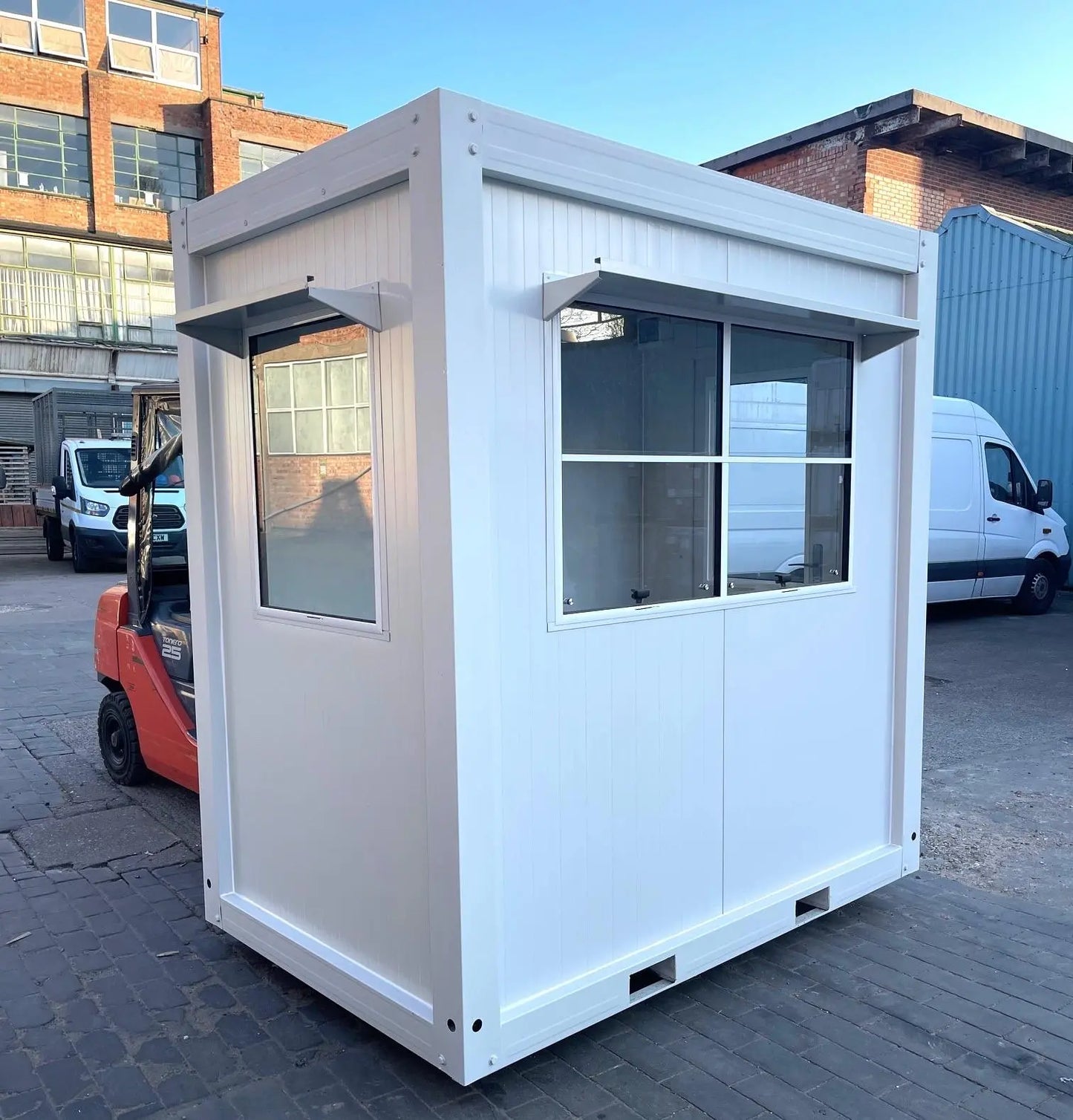 Kiosk Ticket Booth Security Portable Cabin Modular Gate House Carpark Hut