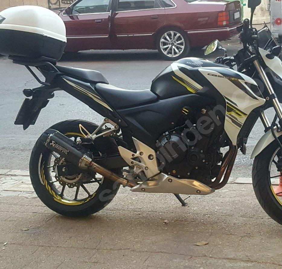 Honda CB500F rear rack top box carrier 13-15