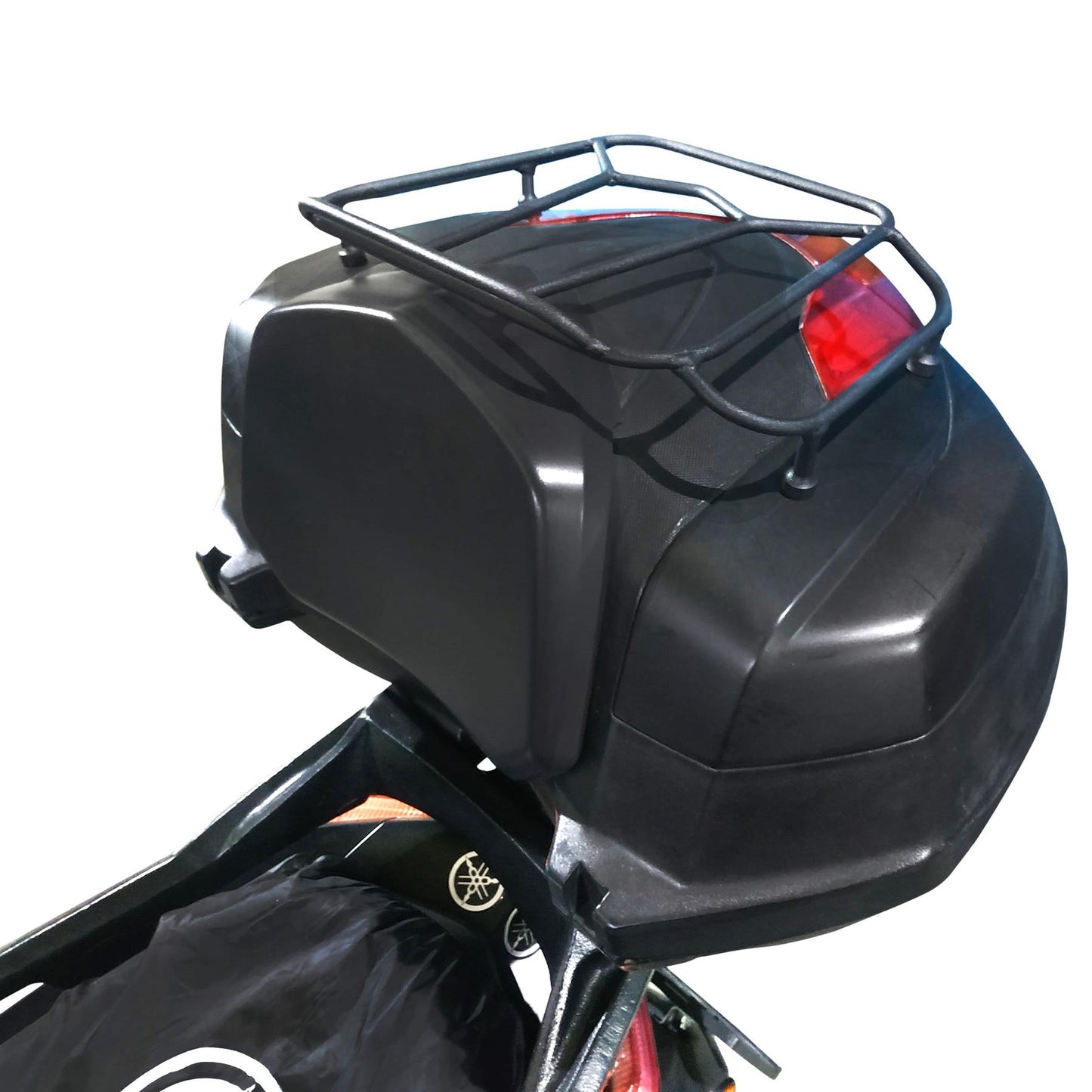 Metal top rack for top box compatible with Yamaha genuine 50 LT top box