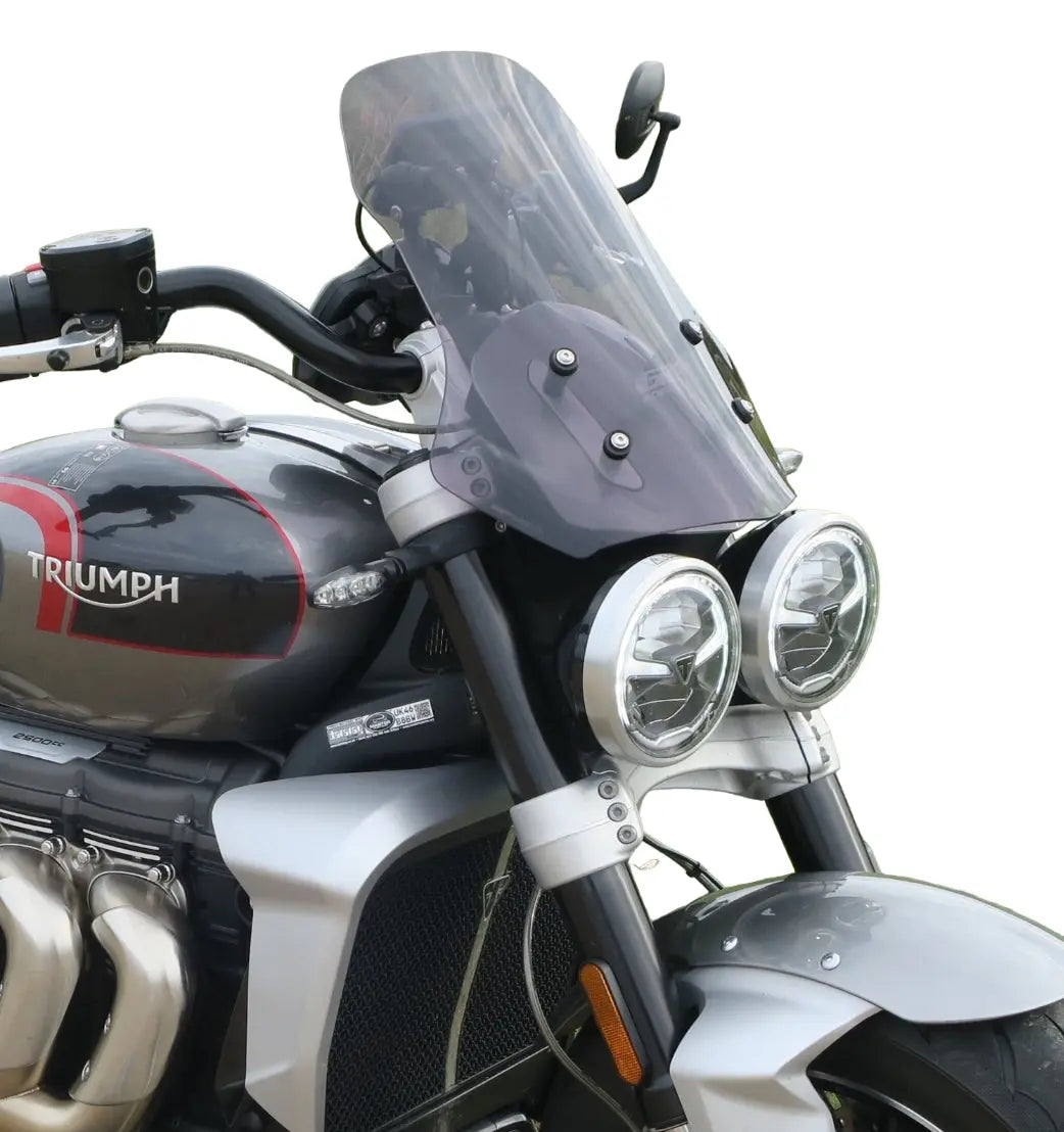 Triumph Rocket3R/Rocket3GT windscreen 46 cm smoke 2020-2024