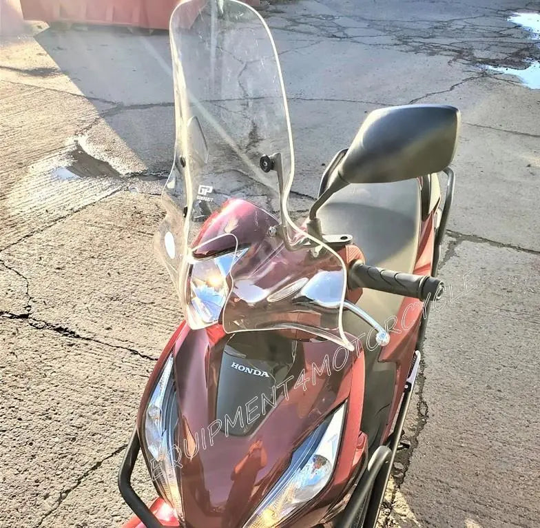 Honda Vision110 windscreen 17-22 clear covers hands 46 cm