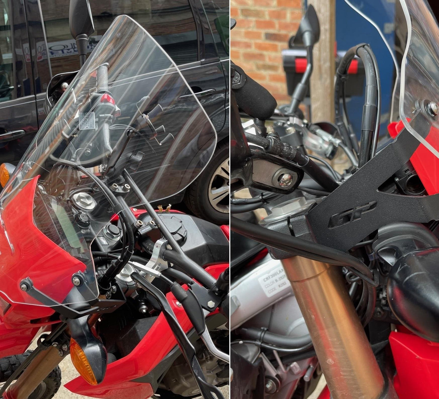 Windscreen for Honda 250L Clear 48 cm