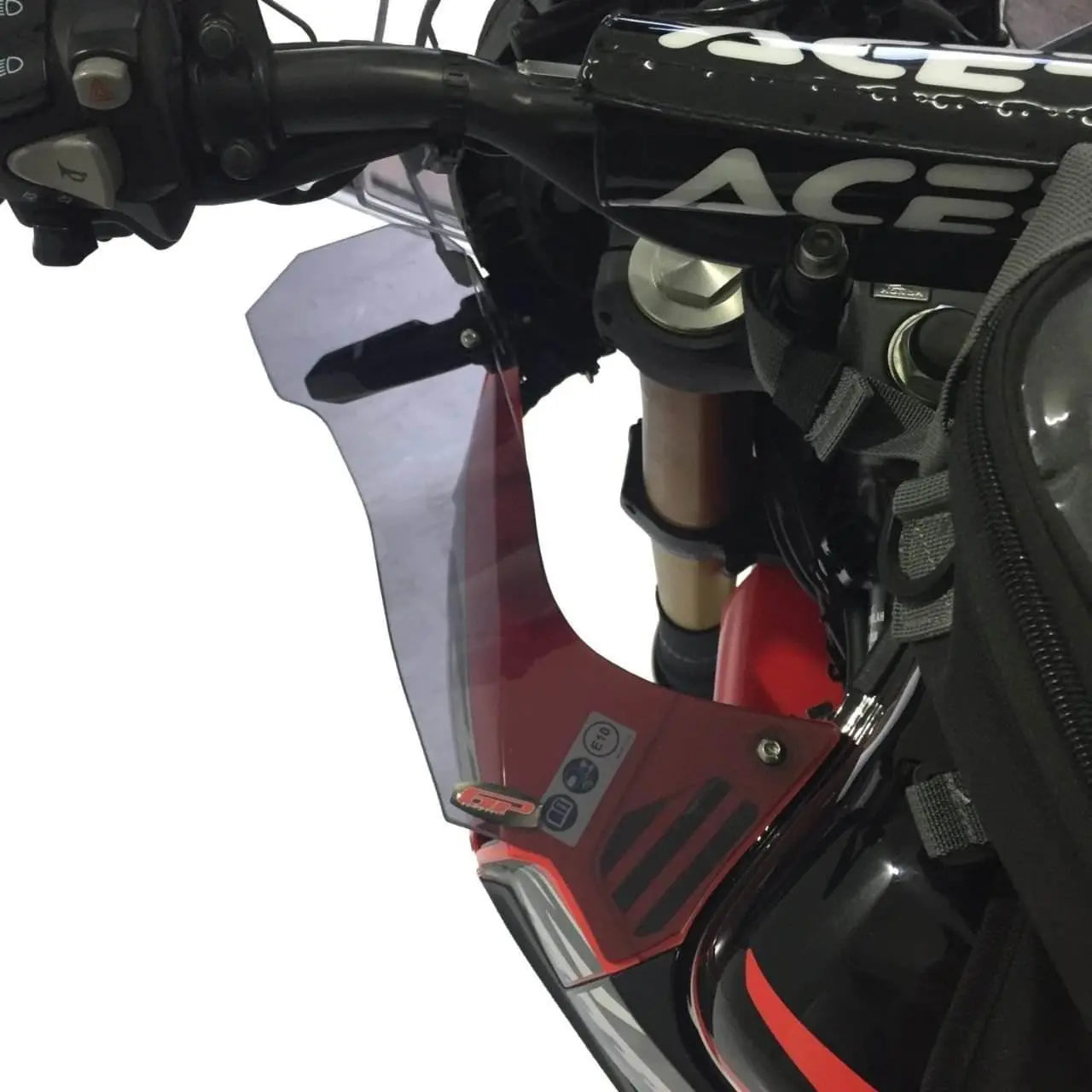 Honda CRF250 Rally Side Wind Deflectors Smoke