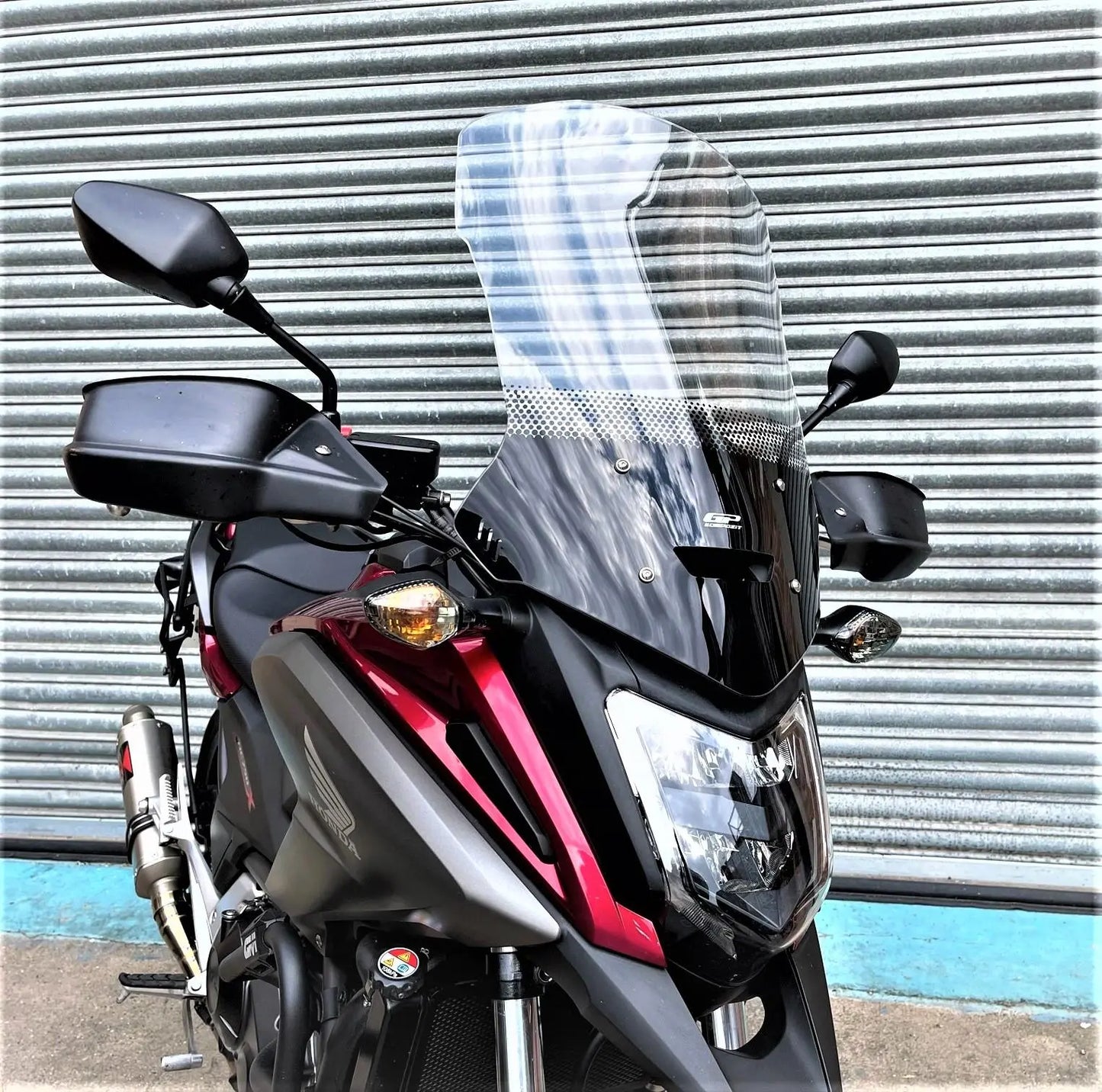 Honda NC750X touring windscreen 165 mm taller clear 16-20