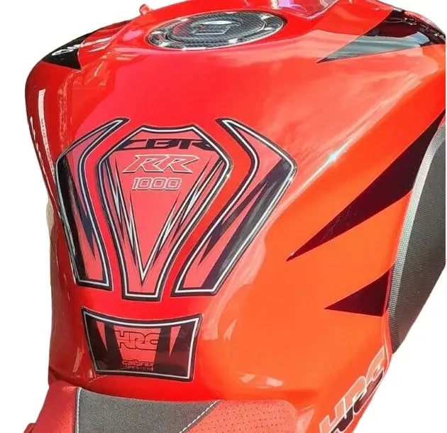 Honda CBR1000RR tank pad protection red 2008-16